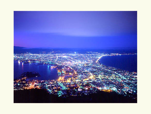 貝殻山の夜景